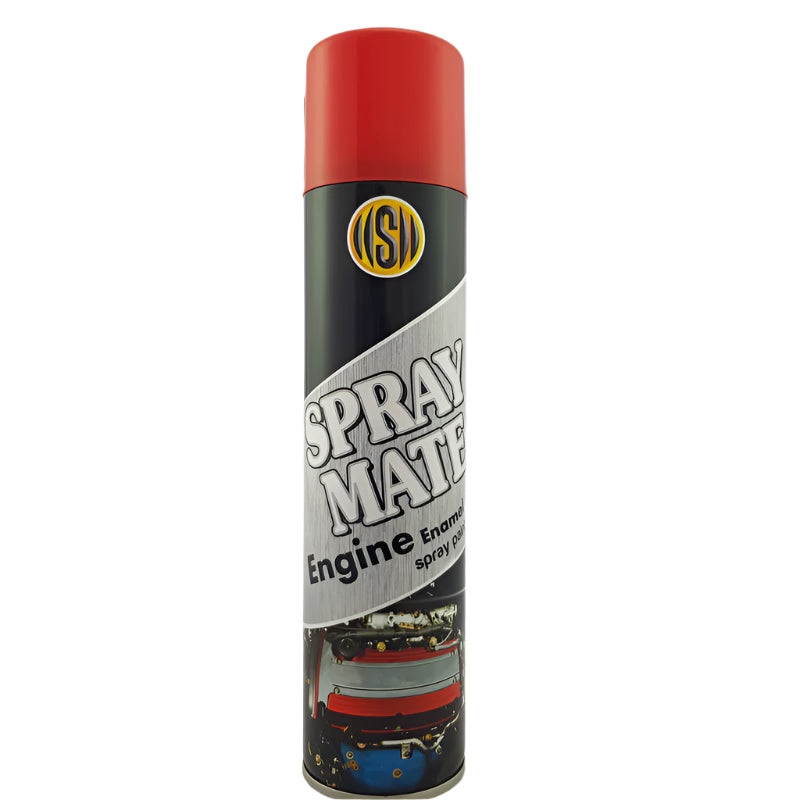 SPRAYMATE SPRAY PAINT ENGINE ENAMEL FERGURSON RED 250ML 2579