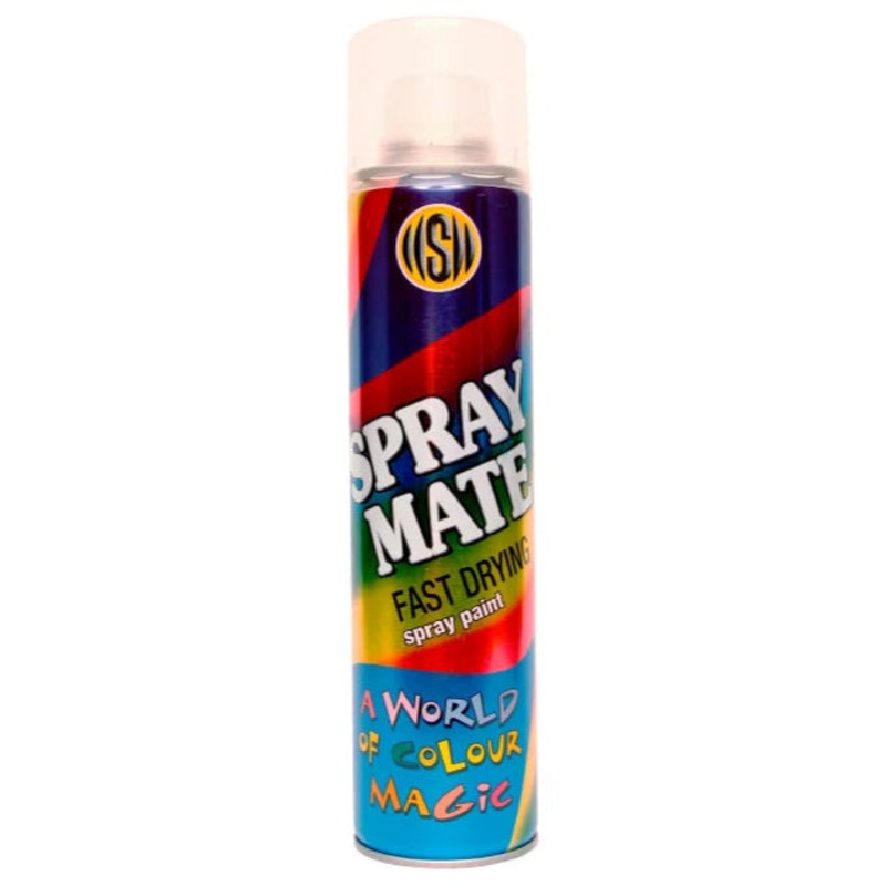 SPRAYMATE SPRAY PAINT FAST DRYING CLEAR LACQUER MATT 250ML 2547