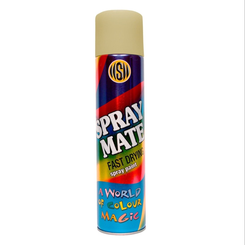 SPRAYMATE SPRAY PAINT FAST DRYING DESERT SAND SATIN 250ML 2752