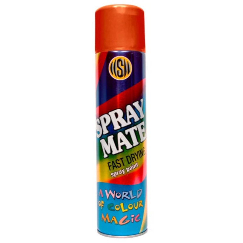 SPRAYMATE SPRAY PAINT FAST DRYING INTERNATIONAL ORANGE 250ML 2513