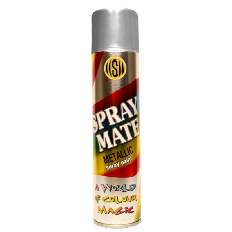 SPRAYMATE SPRAY PAINT FAST DRYING LIGHT GREY 250ML 2517
