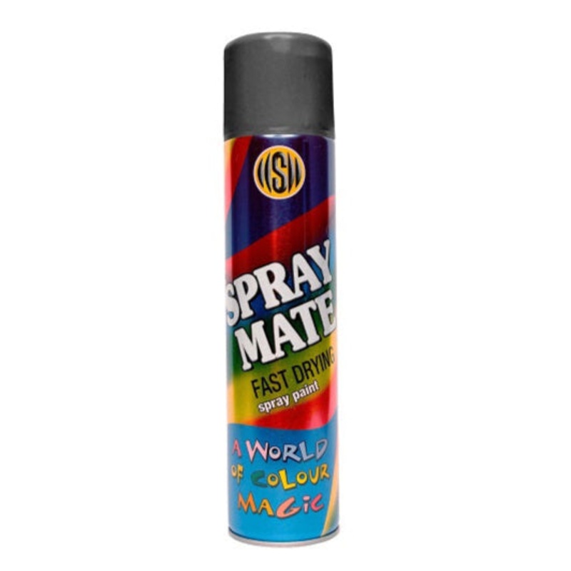 SPRAYMATE SPRAY PAINT FAST DRYING MACHINERY GREY 250ML 2514