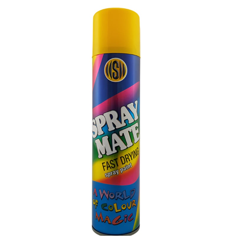 SPRAYMATE SPRAY PAINT FAST DRYING PASTEL YELLOW 250ML 2520