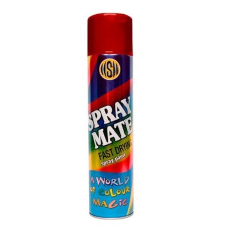 SPRAYMATE SPRAY PAINT FAST DRYING POST OFFICE RED 250ML 2523