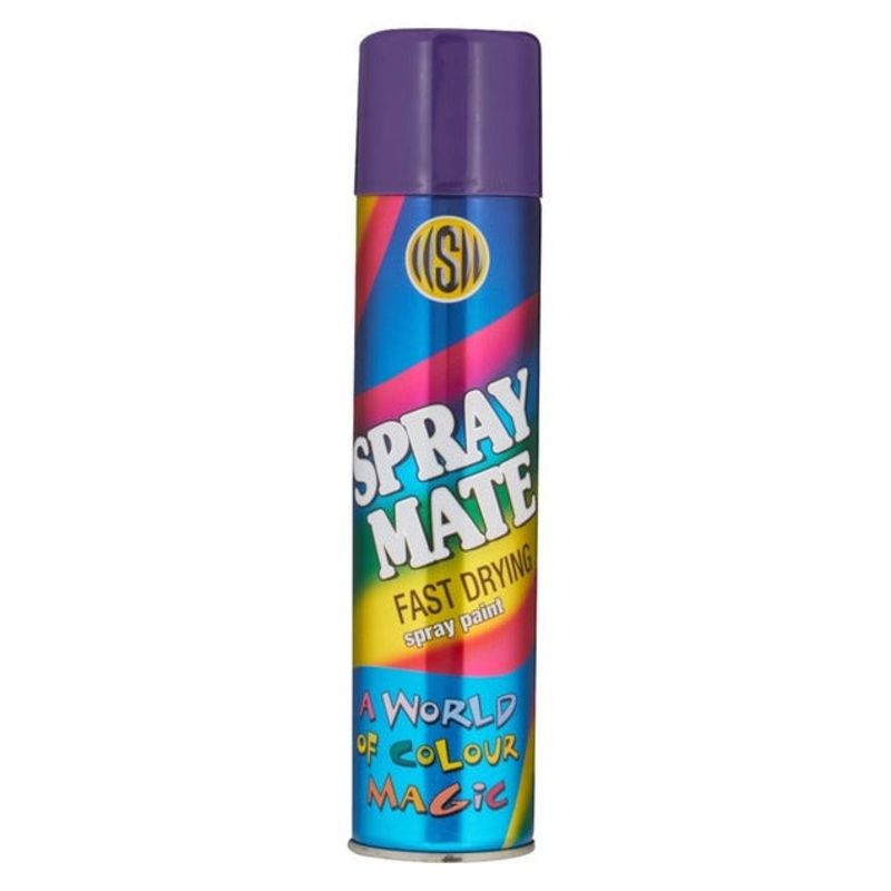 SPRAYMATE SPRAY PAINT FAST DRYING VIOLET 250ML 2522