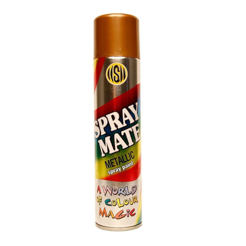 SPRAYMATE SPRAY PAINT METALLIC BRONZE 250ML 2552