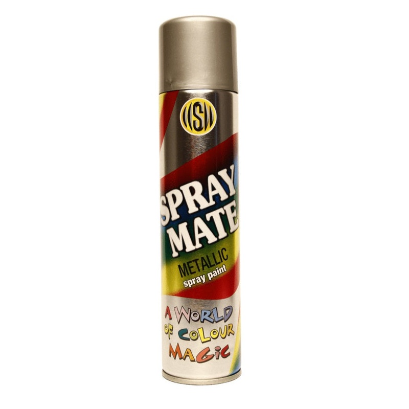 SPRAYMATE SPRAY PAINT METALLIC CHROME 250ML 2556