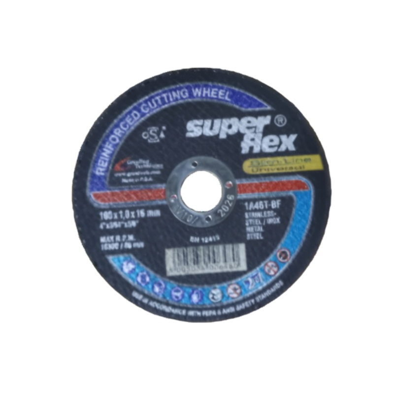 SUPER FLEX CUTTING DISC SLIM LINE UNIVERSAL FLAT STEEL 100X1.0X16 1A46T FB T41