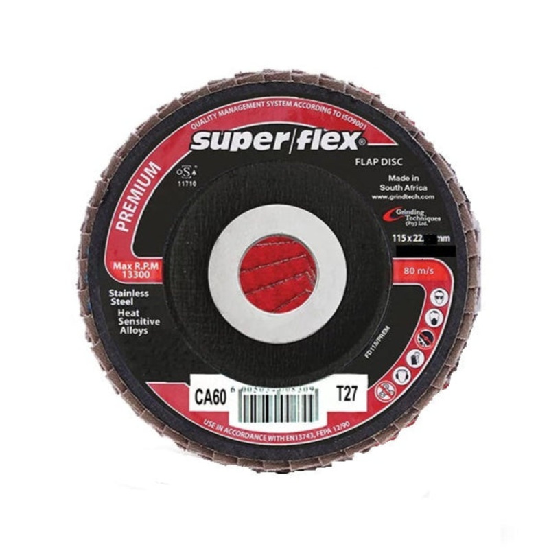 SUPER FLEX GRINDING DISC FLAT PREMIUM NFF T27 115X22 CA60
