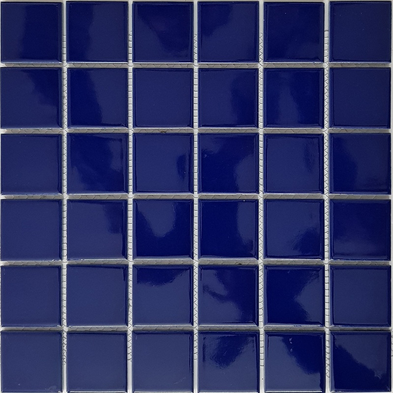 TILES MOSAIC GLAZED COBALT BLUE FT2288S 48MM