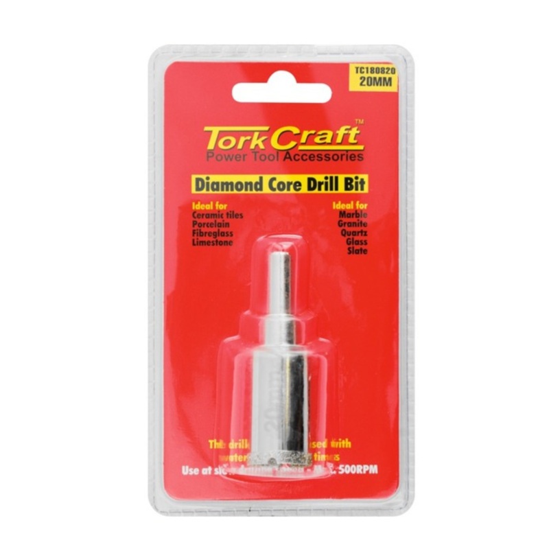 TORK CRAFT BIT DIAMOND CORE 20MM FOR TILES TC180820 TC