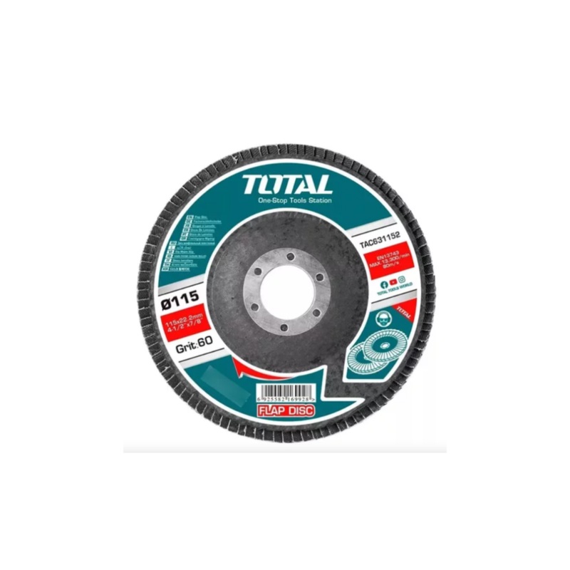 TOTAL FLAP DISC 115MM P60 TAC631152