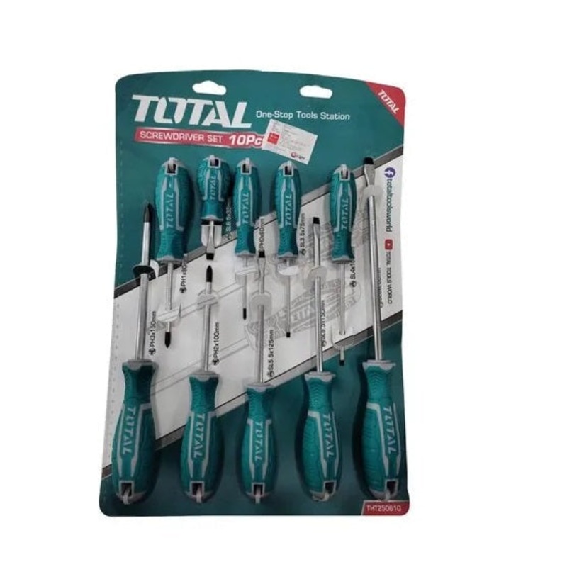 TOTAL SCREWDRIVER SET THT250610