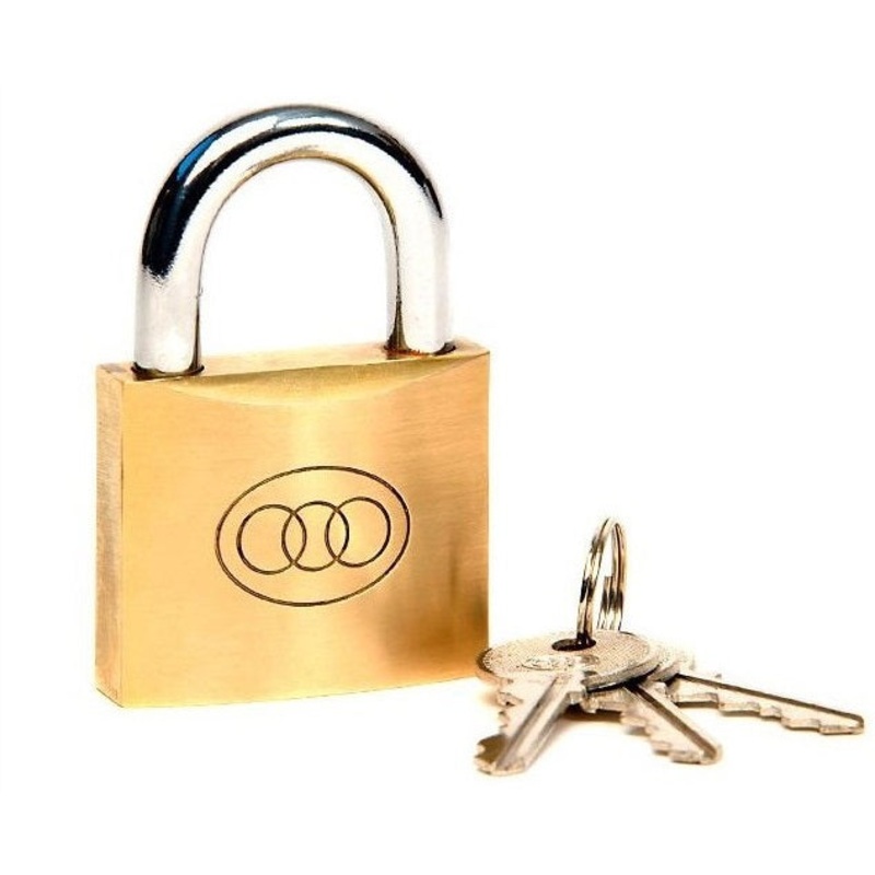 TRI-CYCLE PADLOCK BRASS 38MM