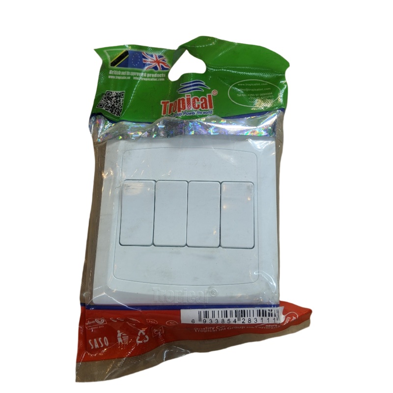 TROPICAL 4 GANG 2 WAY TANZANITE TS264EF