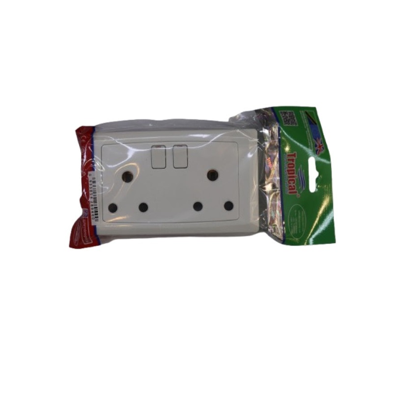 TROPICAL SOCKET DOUBLE FLASH 15A NM529