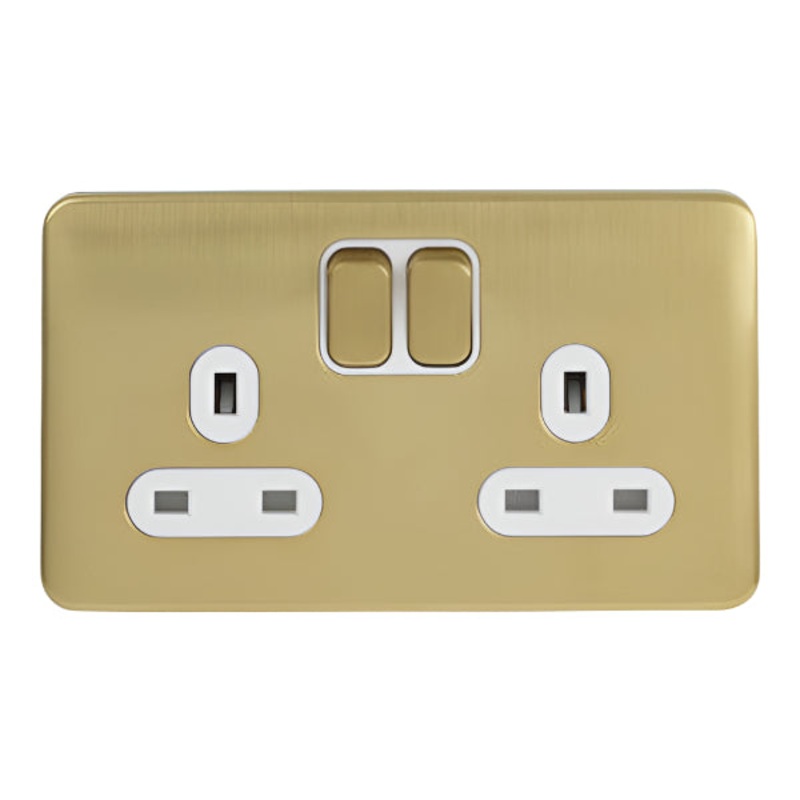 TROPICAL SOCKET DOUBLE OPERA III GOLD CNM606PG