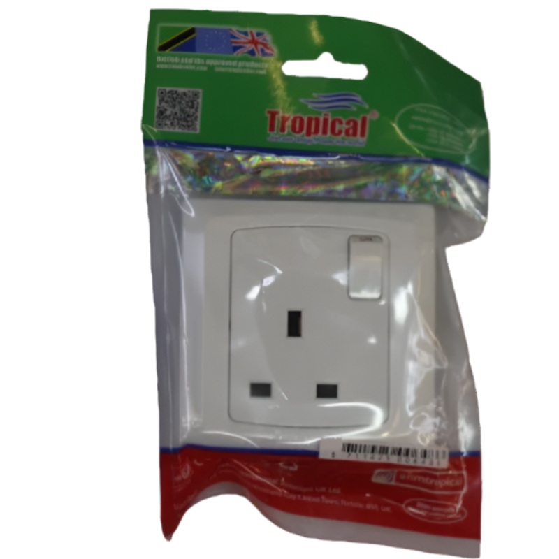 TROPICAL SOCKET PVC SINGLE 13A NM605