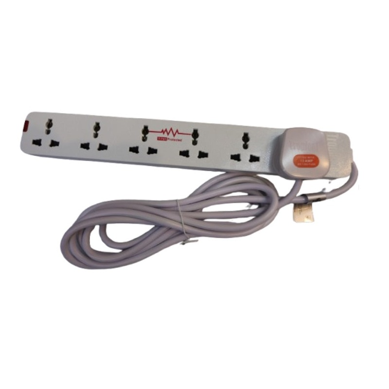 TROPICAL SURGE PROTECTOR EXTENSION ADAPTOR 6WAYS TX996/3M