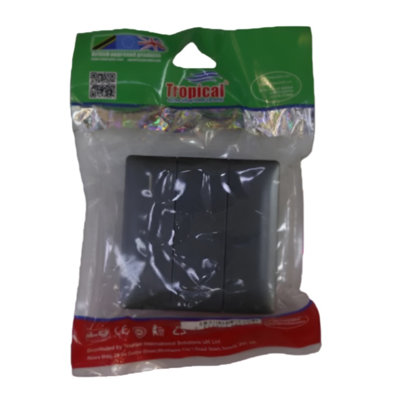 TROPICAL SWITCH 3 GANG 2 WAY TS206EFTG