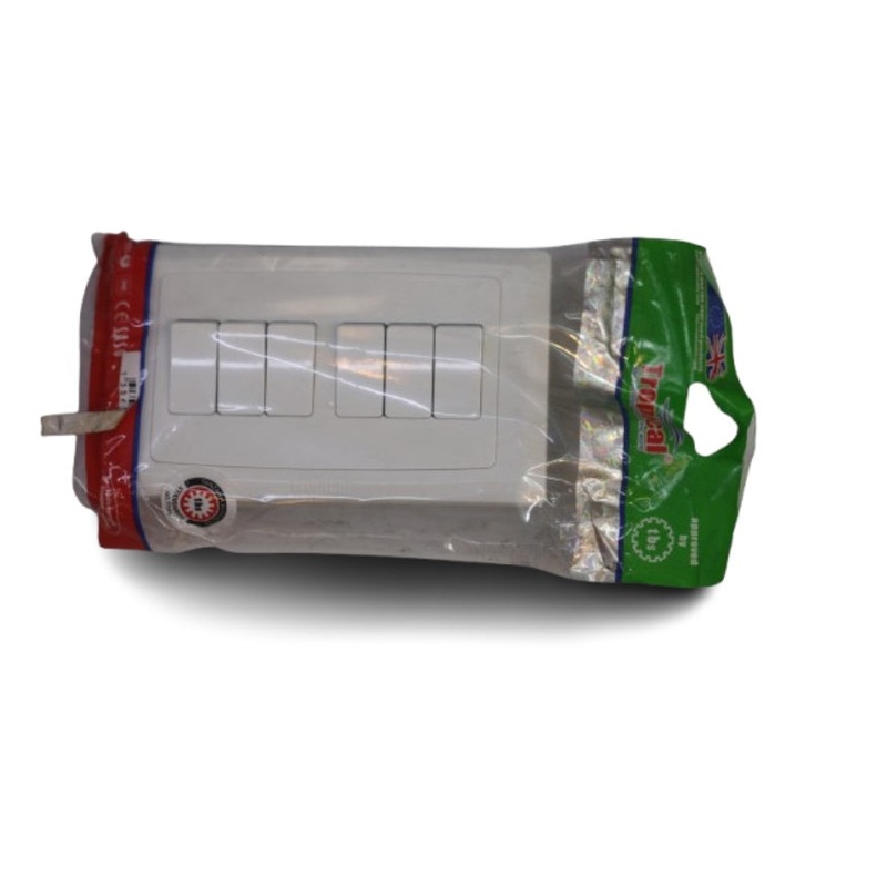 TROPICAL SWITCH PLATE PVC 6G 2W NM210