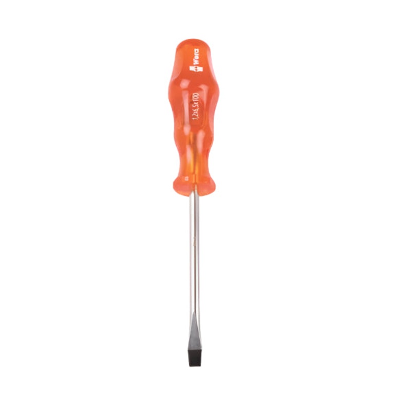 WERA SCREWDRIVER BLACK TIP SLOTTED MS10X250 6021C