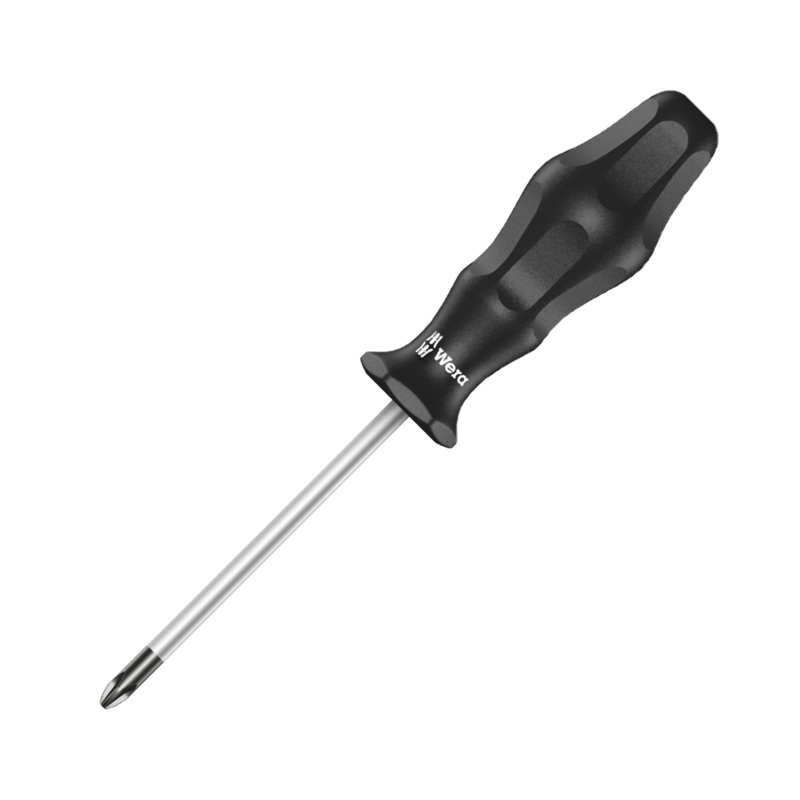 WERA SCREWDRIVER BLACK TIP SLOTTED MS6.X125 6040C