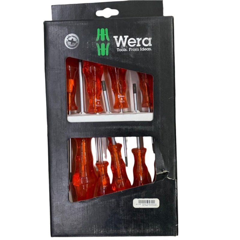 WERA SCREWDRIVER SET TORX 11PCS 6334/11