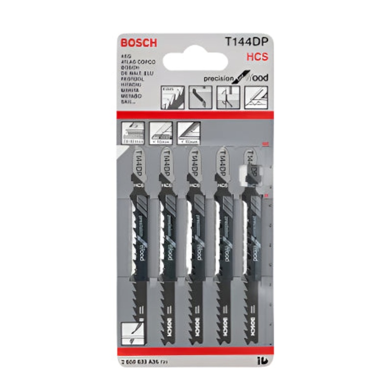 BOSCH BLADE JIGSAW SET 5PCS T144DP