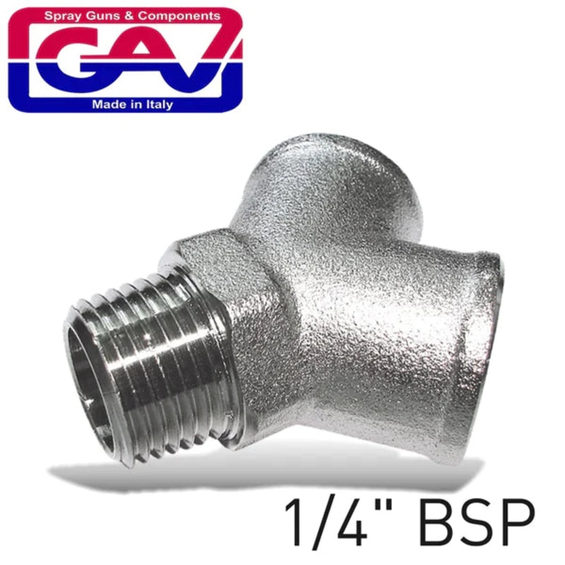 GAV CONNECTOR Y 1/4 FFM GAV1260-2