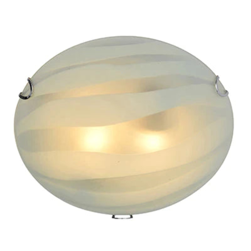 RADIANT CEILING LIGHT ZEBRA STREET CHROME 400MM JE15