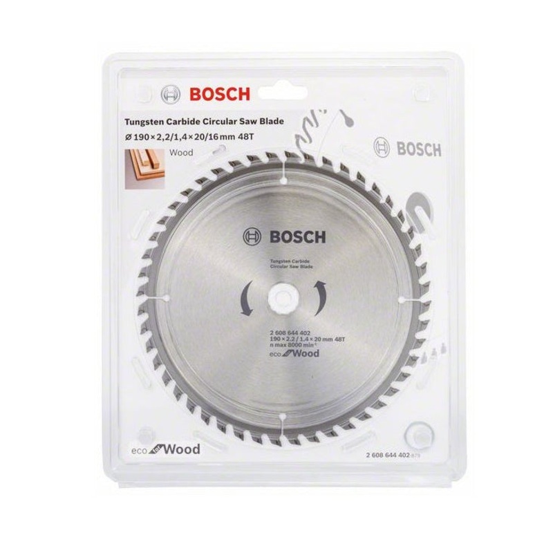 BOSCH CIRCULAR SAW BLADE ECO WOOD H 190X20-48 2608644402