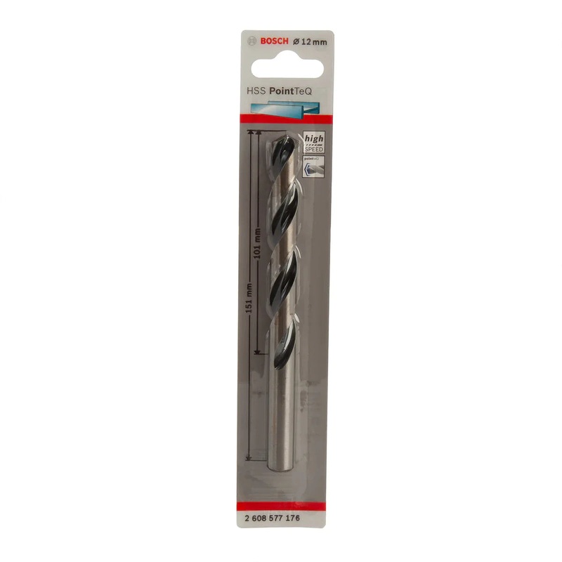 BOSCH DRILL BIT HSS POINT Q 12.0MM 2608577176