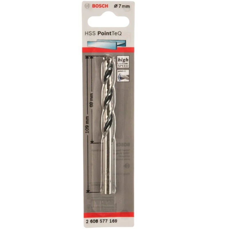 BOSCH DRILL BIT HSS POINT Q 7.0MM 2608577169