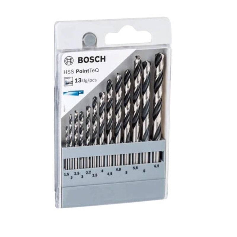 BOSCH DRILL BIT SET HSS 13PCS 2608577349