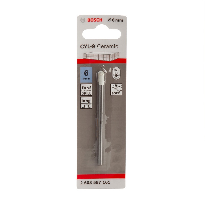 BOSCH TILE DRILL CYL-9 CERAMIC 6X80MM 2608587161