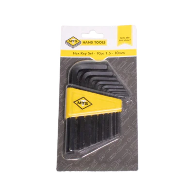 MTS ALLENKEY SET 1.5-10MM 10PCS