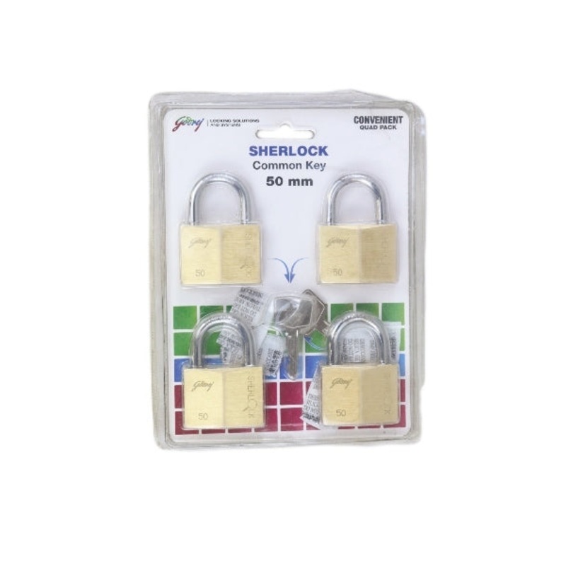 GODREJ PADLOCK SHERLOCK 4 IN 1 50MM