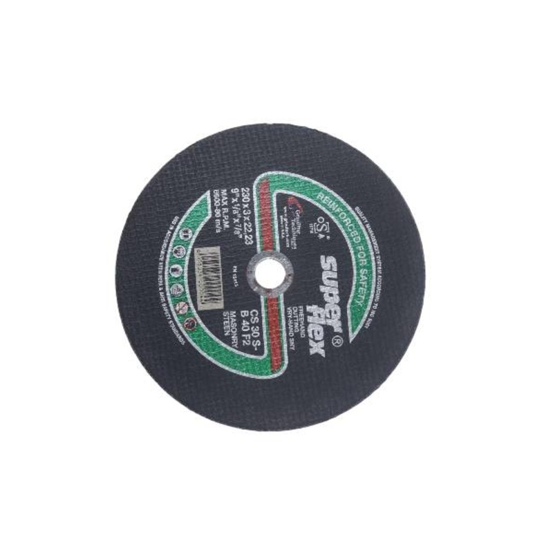 SUPER FLEX CUTTING DISC STONE 230X3X22.23 CS30S B40 F2