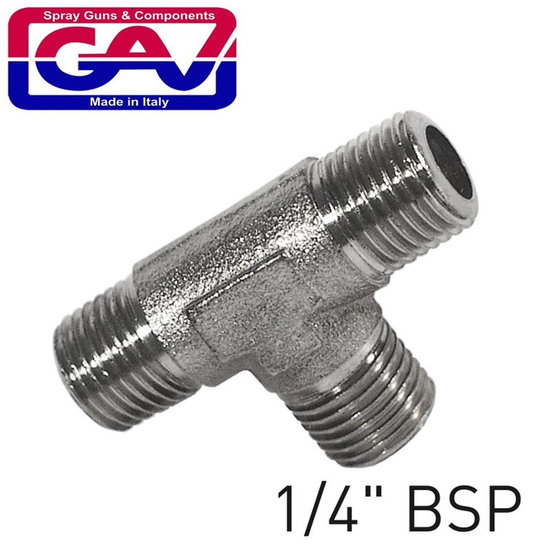 GAV T CONNECTOR 1/4MMM TEE GAV1256-2