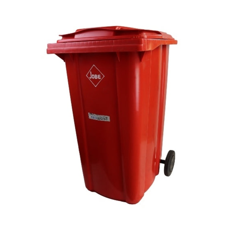 JOBE WHEELY BIN RED 240L