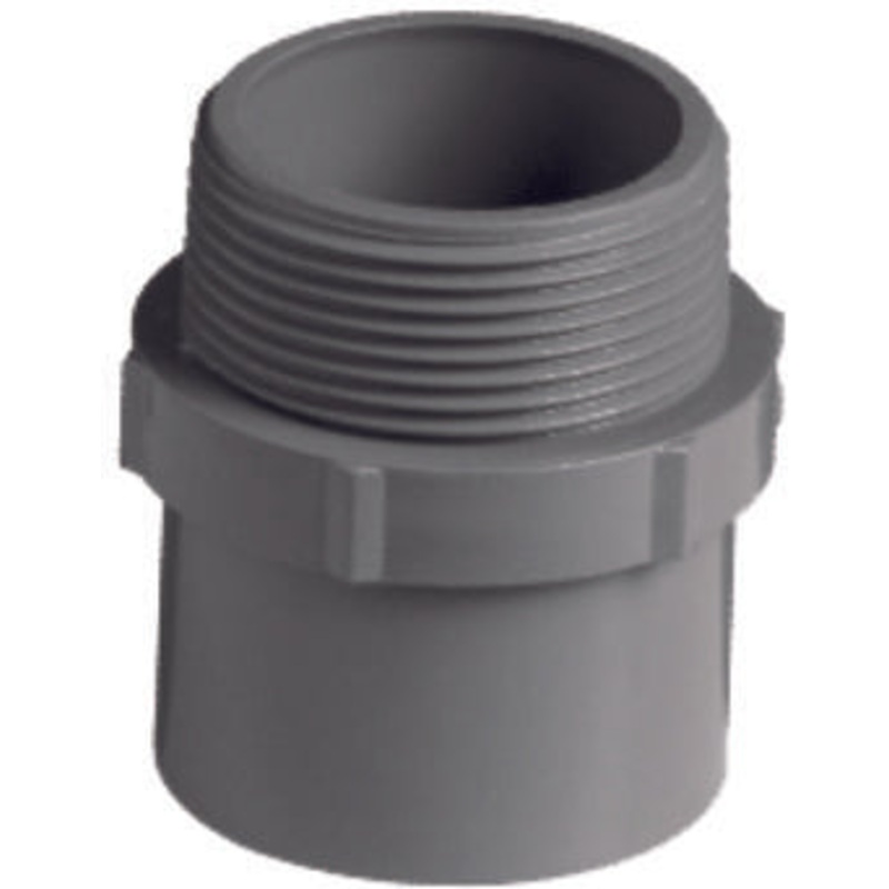 QUALITY ADAPTOR SWIMMING POOL FEMALE & MALE PVC 1-1/2X50MM