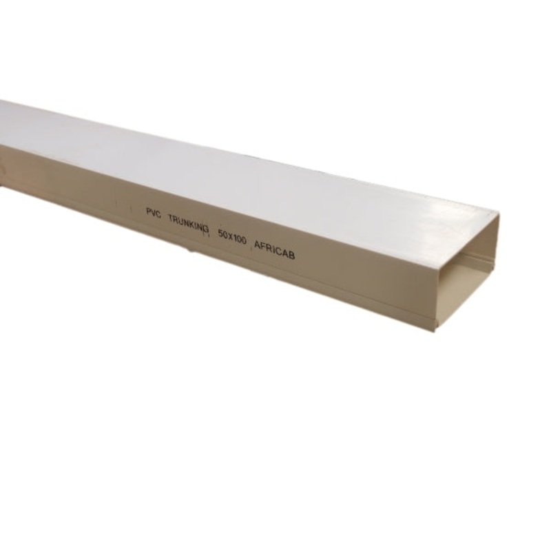 AFRICAB TRUNKING PVC WHITE 50MMX100MM