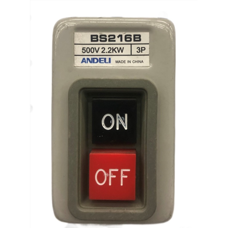 ANDELI SWITCH PUSH BUTTON 15A 380V BS216B3