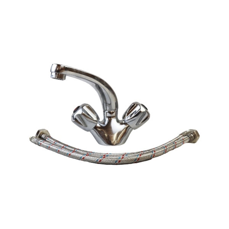 COBRA BASIN MIXER 1 HOLE WITHOUT WASTE STELLA 3392ST-15