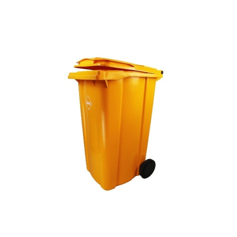 JOBE WHEELY BIN YELLOW 240L