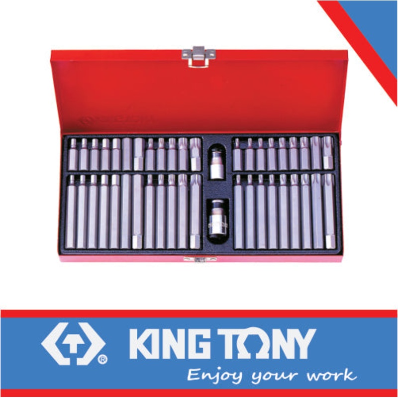 KING TONY SOCKET SET TORX BIT 1/2 T20-T25 4119PR