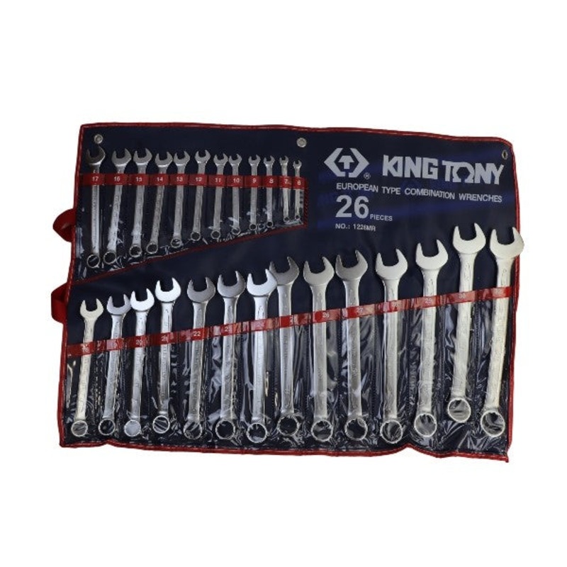 KING TONY SPANNER COMBINATION SET 26PCS 6MM-32MM 1226MR