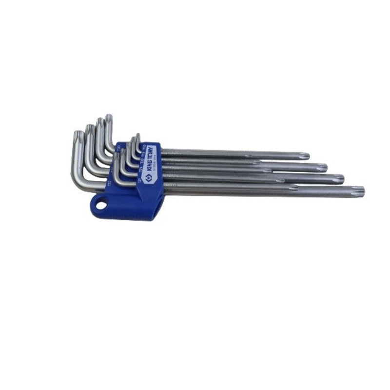 KING TONY TORX KEY SET LONG 9PCS 20419PR
