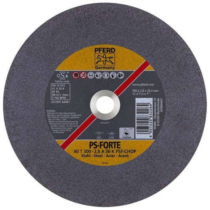PFERD CUTTING DISC STEEL PS FORTE 16